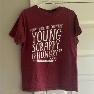 Hamilton Kids T-Shirt - Young Scrappy & Hungry